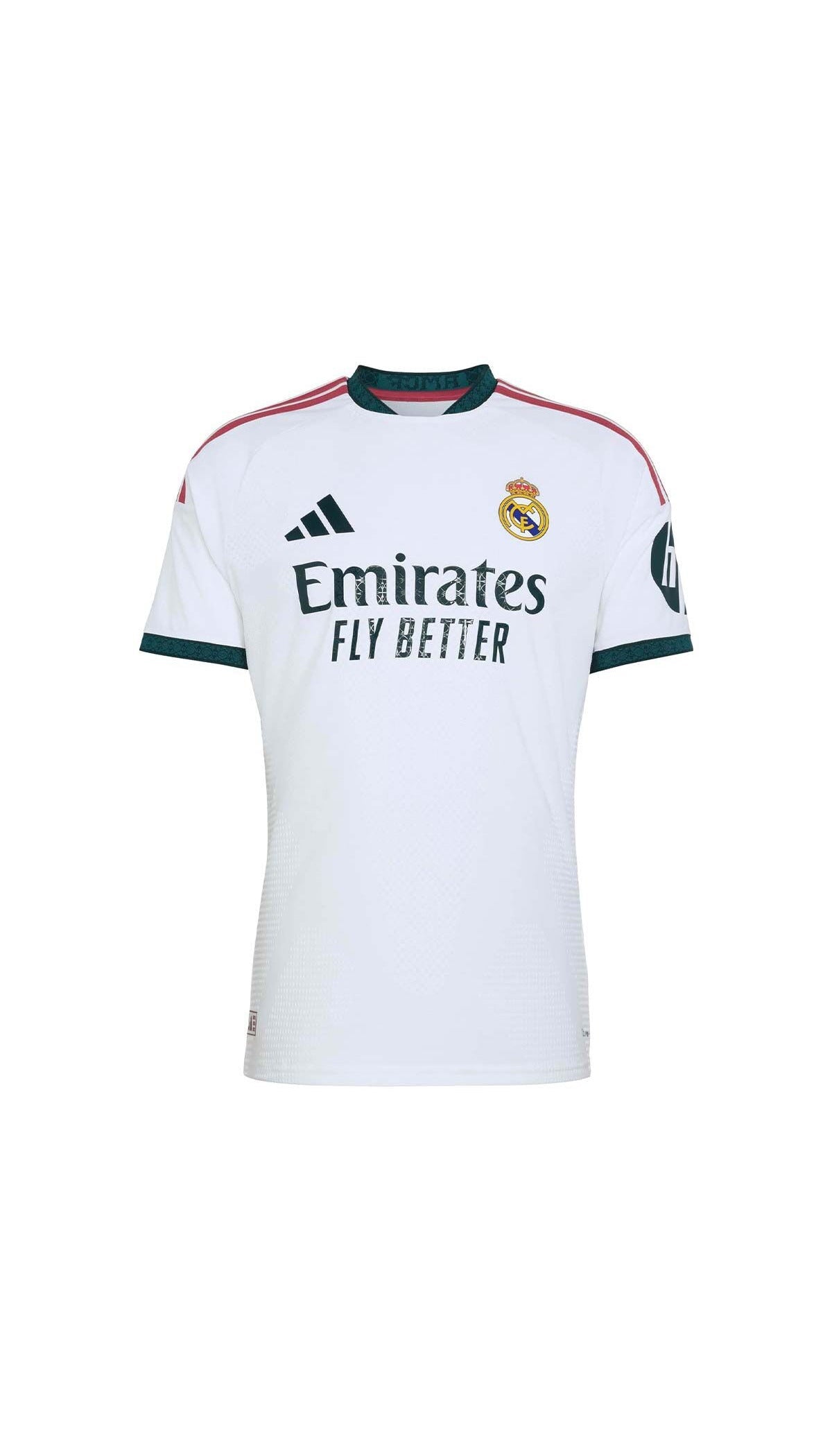 Real Madrid local 2026/27 versión jugador — vista frontal