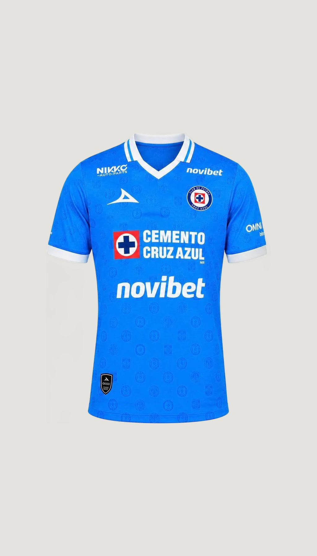 Cruz Azul local 2026/27 versión jugador no oficial — vista frontal