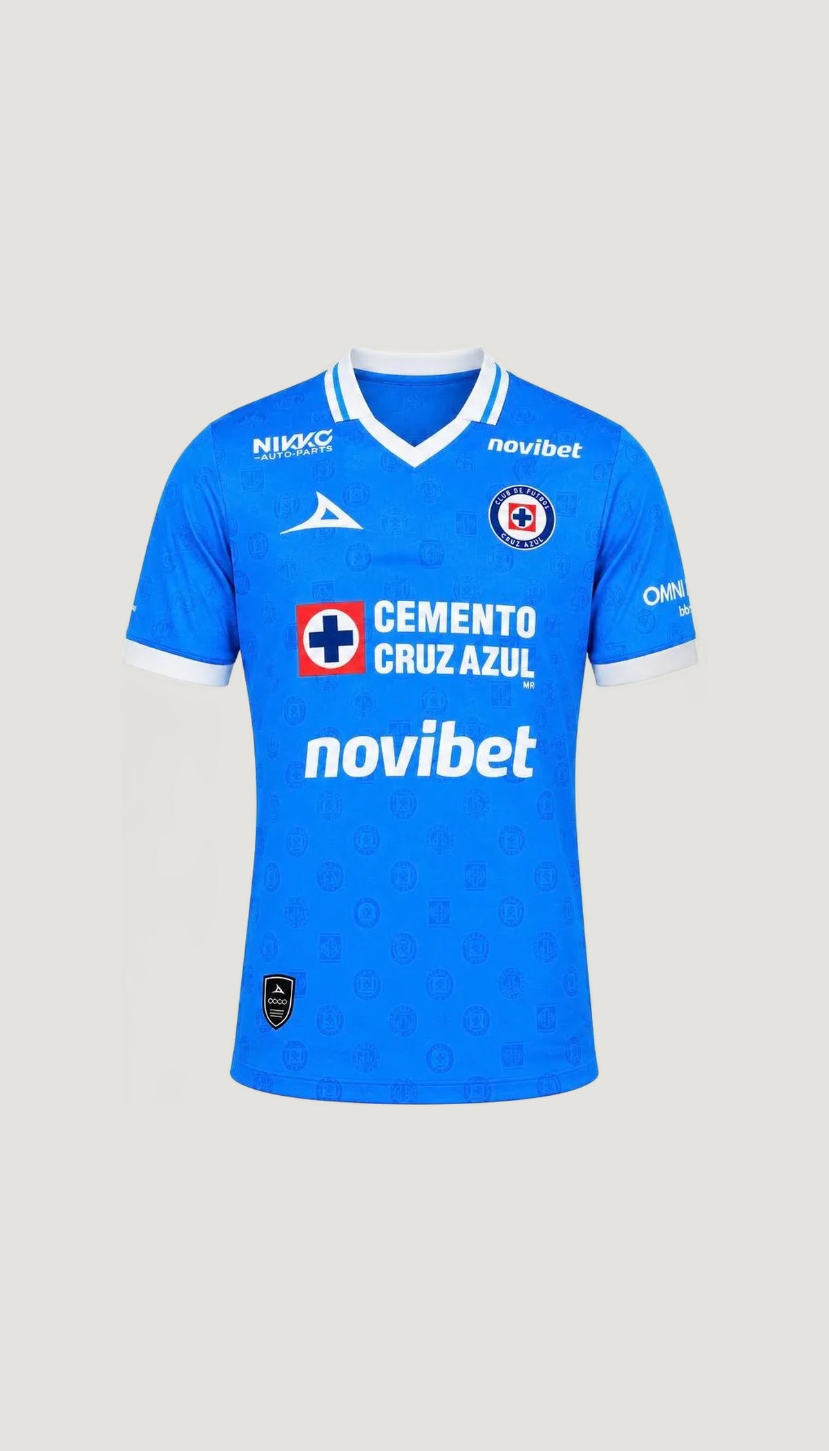 Cruz Azul local 2026/27 versión jugador no oficial — vista frontal