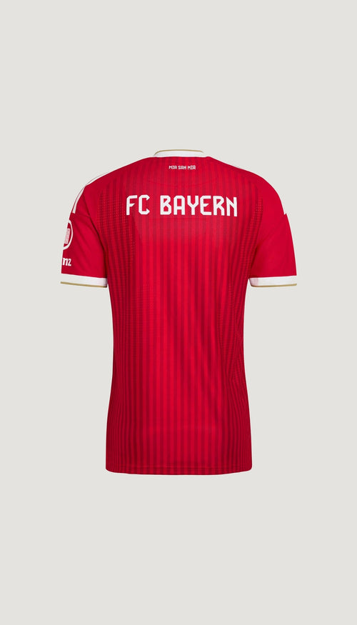 FC Bayern local 2026/27 versión jugador — vista posterior