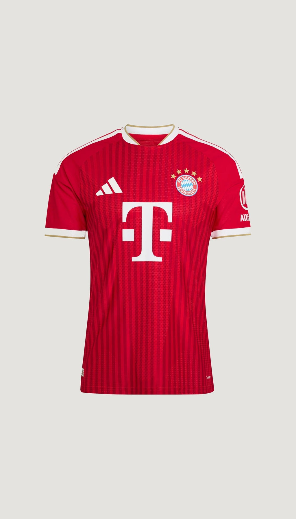 FC Bayern local 2026/27 versión jugador — vista frontal