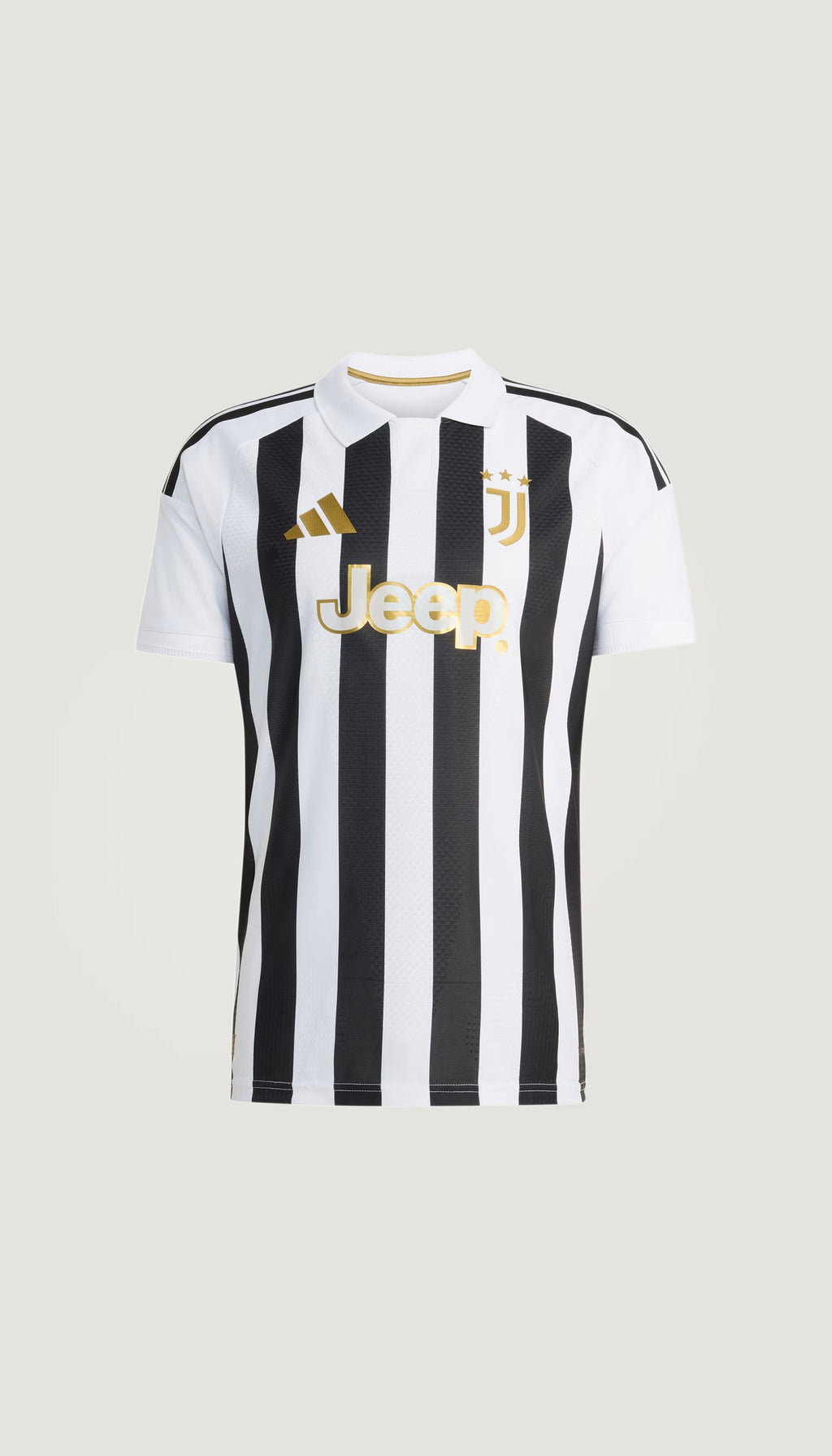 Juventus local 2026/27 versión jugador no oficial — vista frontal