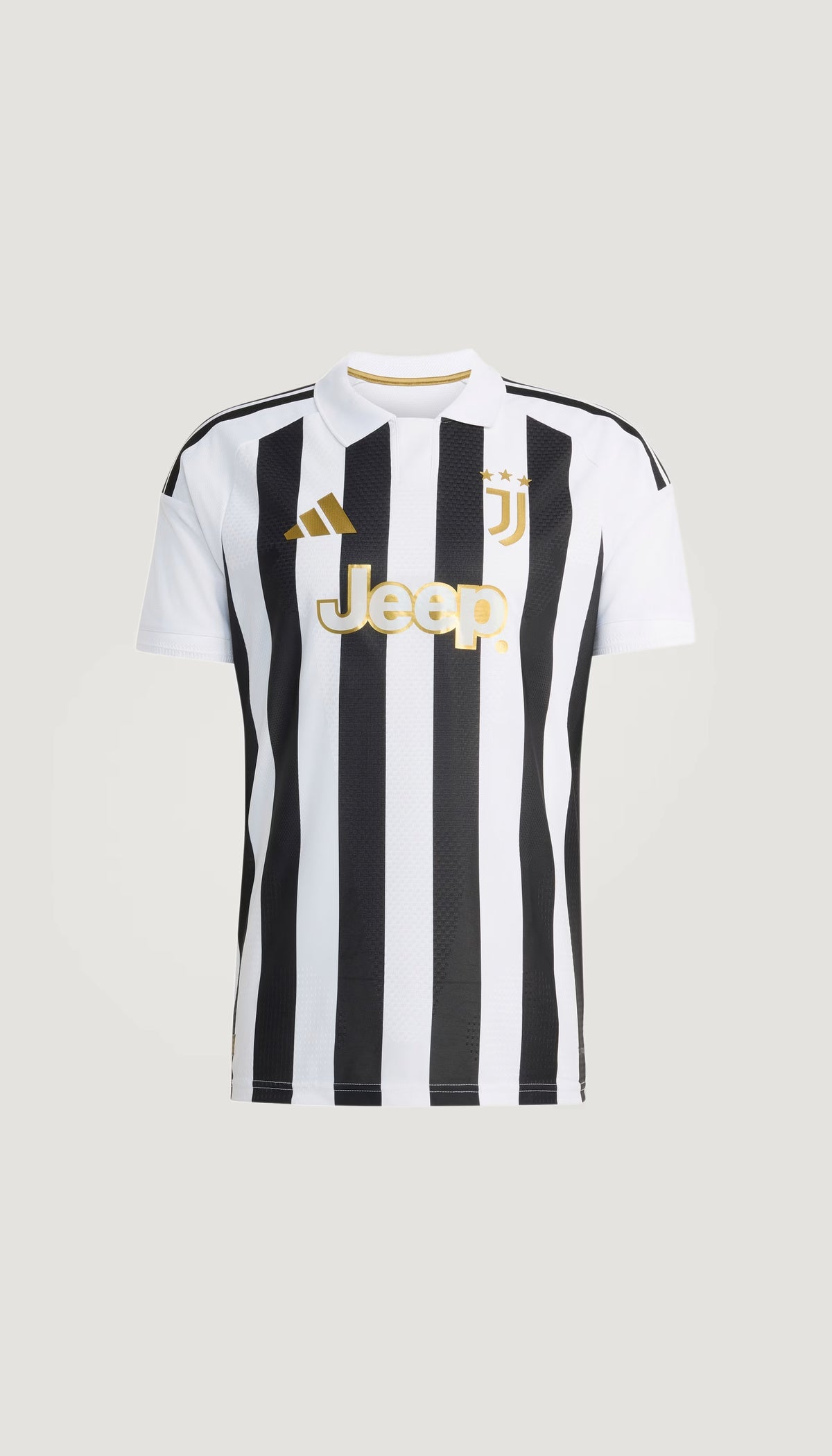 Juventus local 2026/27 versión jugador no oficial — vista frontal