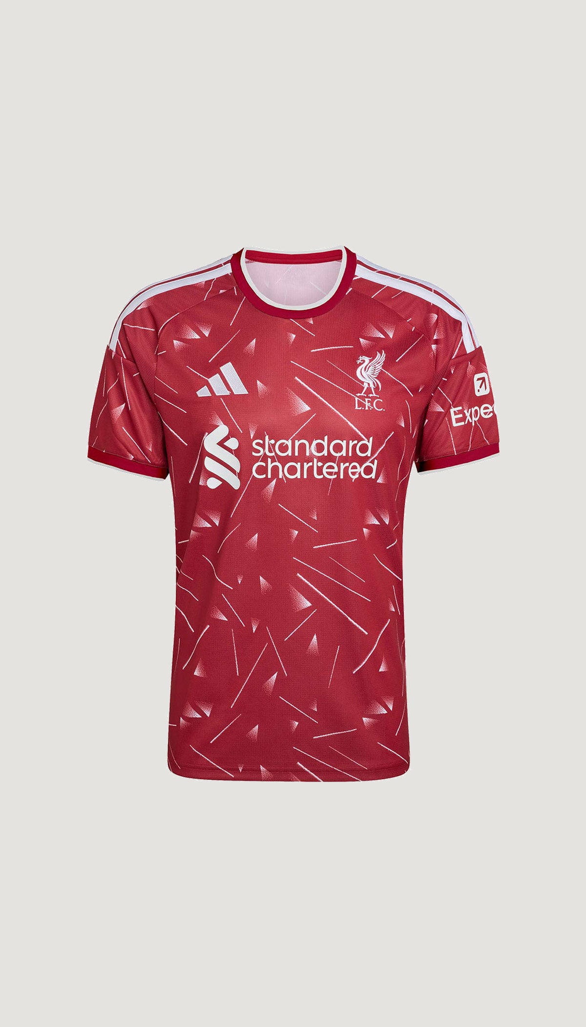 Liverpool FC local 2026/27 versión jugador no oficial — vista frontal
