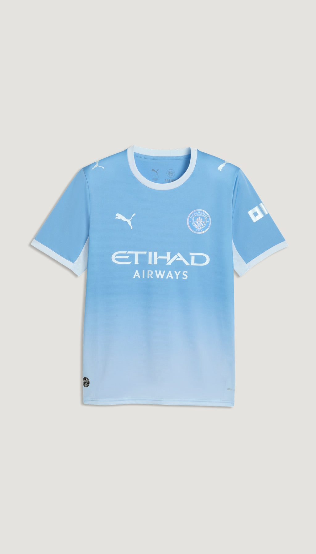 Manchester City local 2026/27 versión jugador — vista frontal
