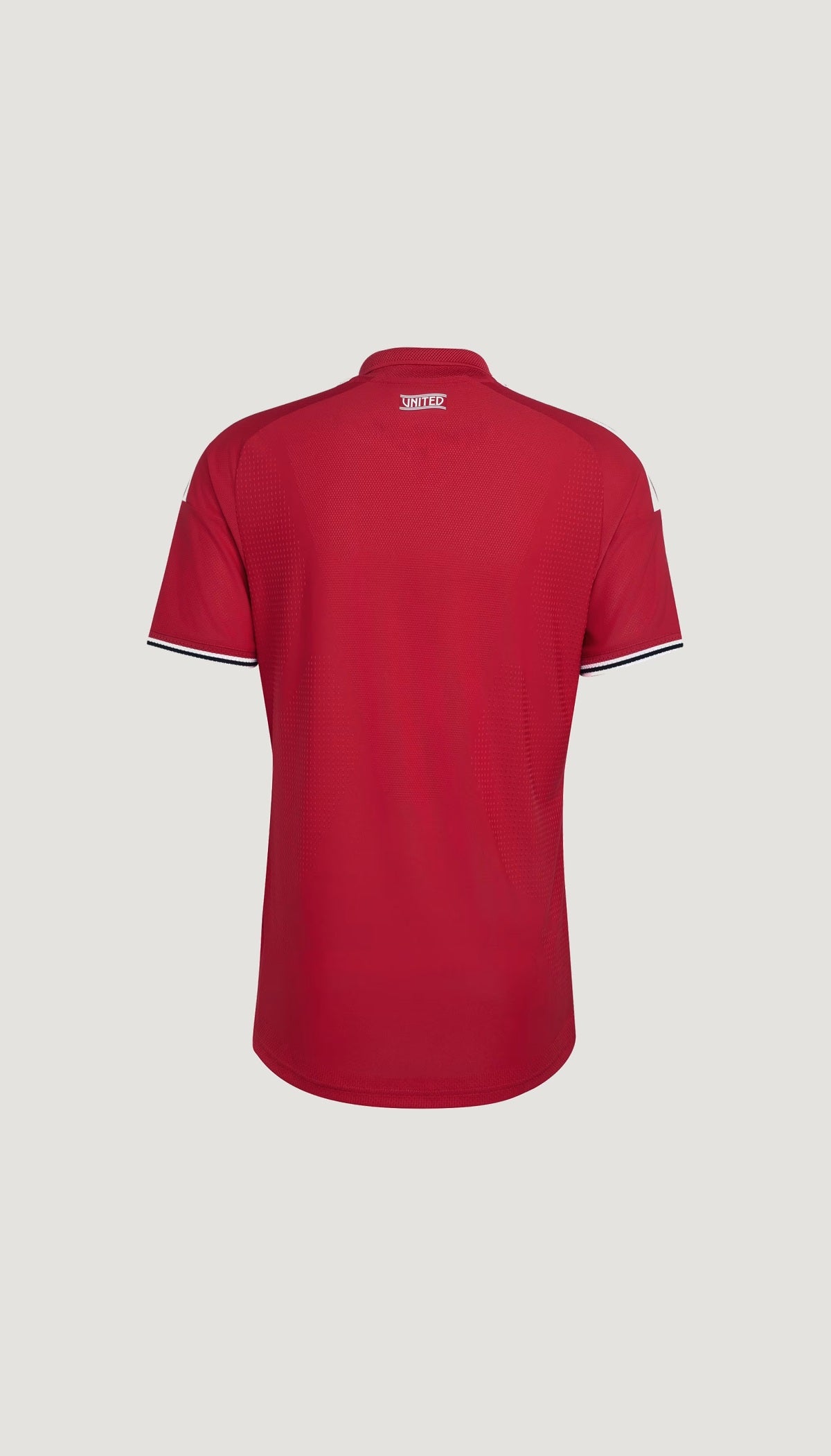 Manchester United local 2026/27 versión jugador — vista posterior