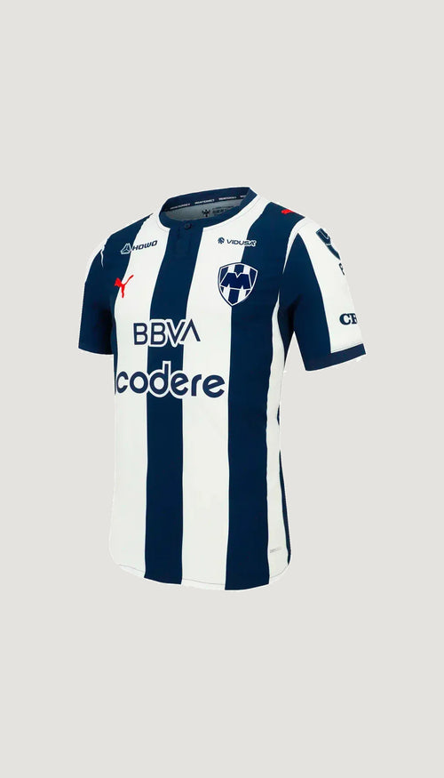 Monterrey local 2026/27 versión jugador — vista frontal