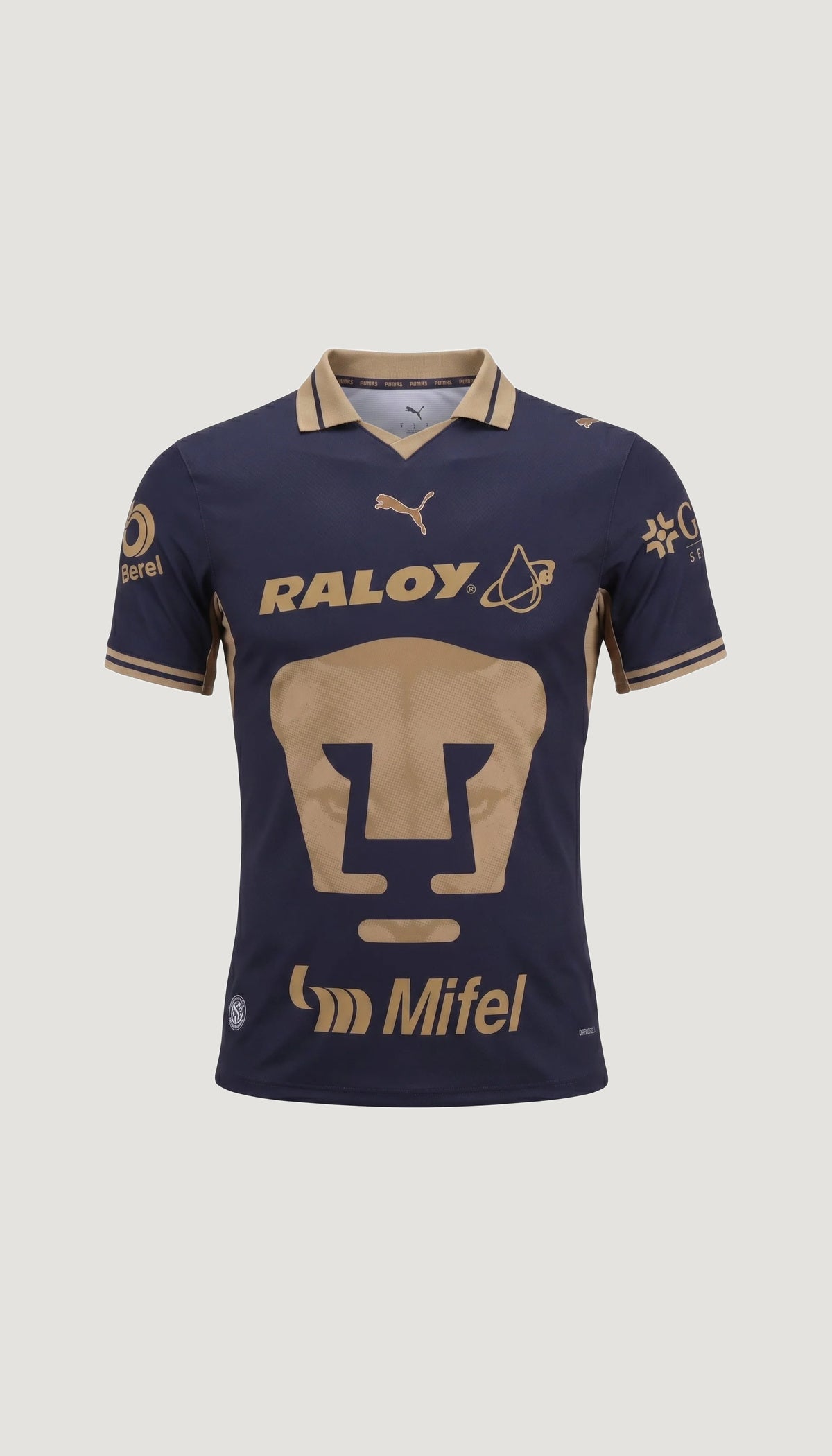 Pumas UNAM local 2026/27 versión jugador no oficial — vista frontal