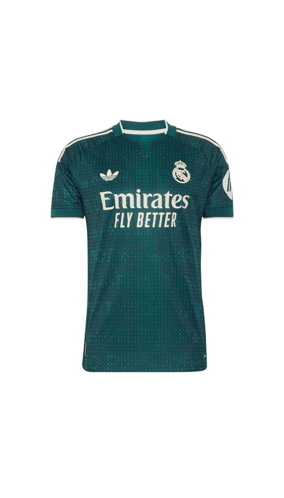 Real Madrid visitante 2026/27 versión jugador — vista frontal