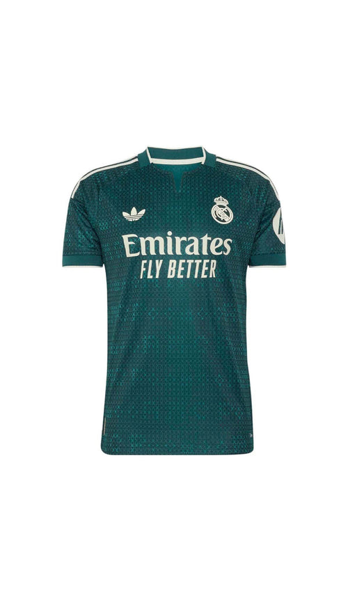 Real Madrid visitante 2026/27 versión jugador — vista frontal