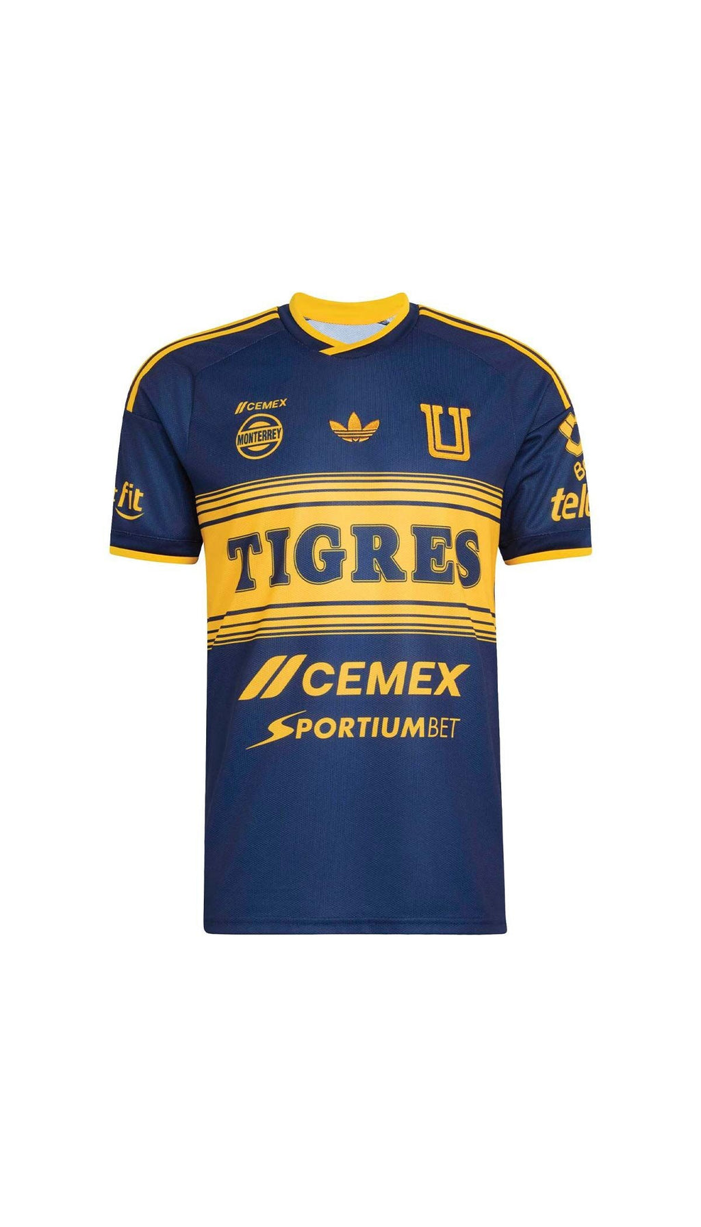 Tigres UANL visitante 2025/26 versión jugador — vista frontal